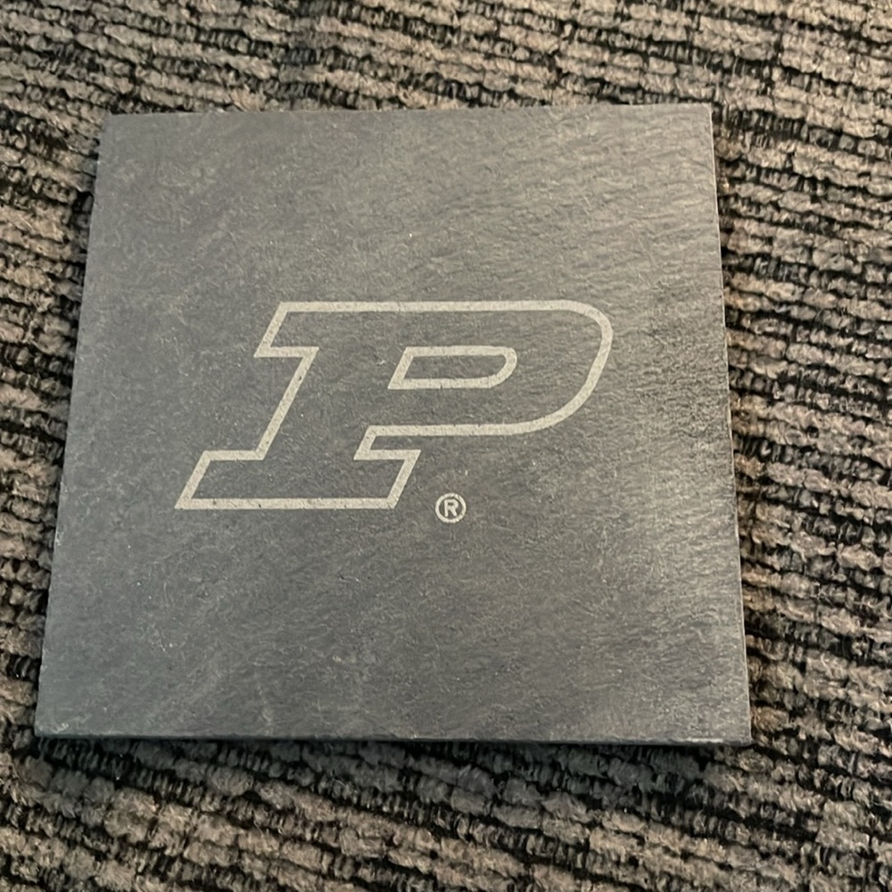 Purdue Slate Square Coaster Set - Picture 4 of 4